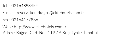 Elite Hotels Residence telefon numaralar, faks, e-mail, posta adresi ve iletiim bilgileri